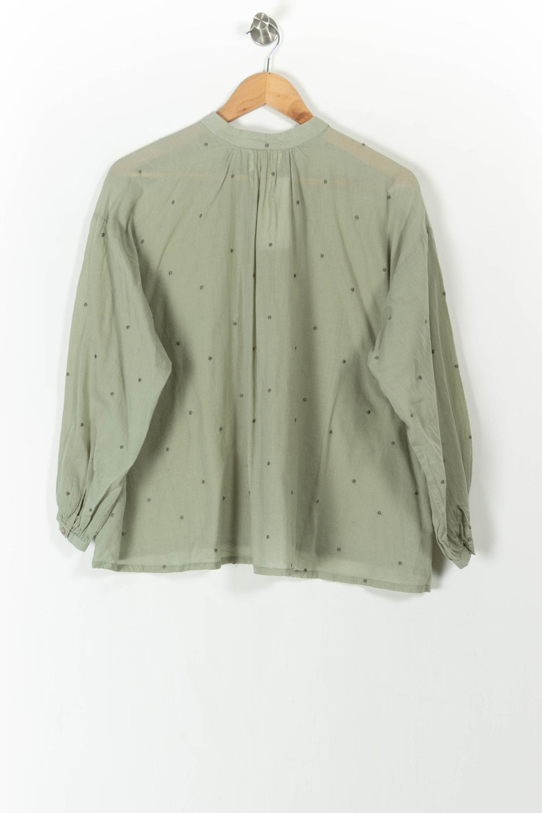 Blouse Verte - Taille XS/34 de la marque Notshy Cashmere | PARAD106031 - Vendu par Paradigme - Image 4