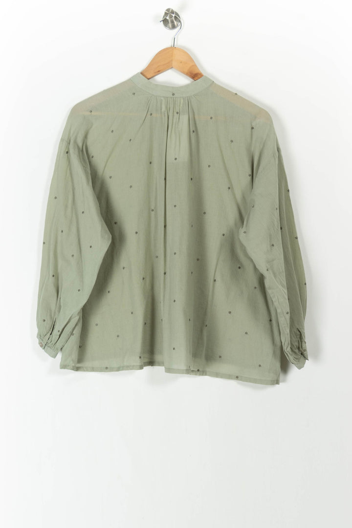Blouse Verte - Taille XS/34 de la marque Notshy Cashmere | PARAD106031 - Vendu par Paradigme - Image 4