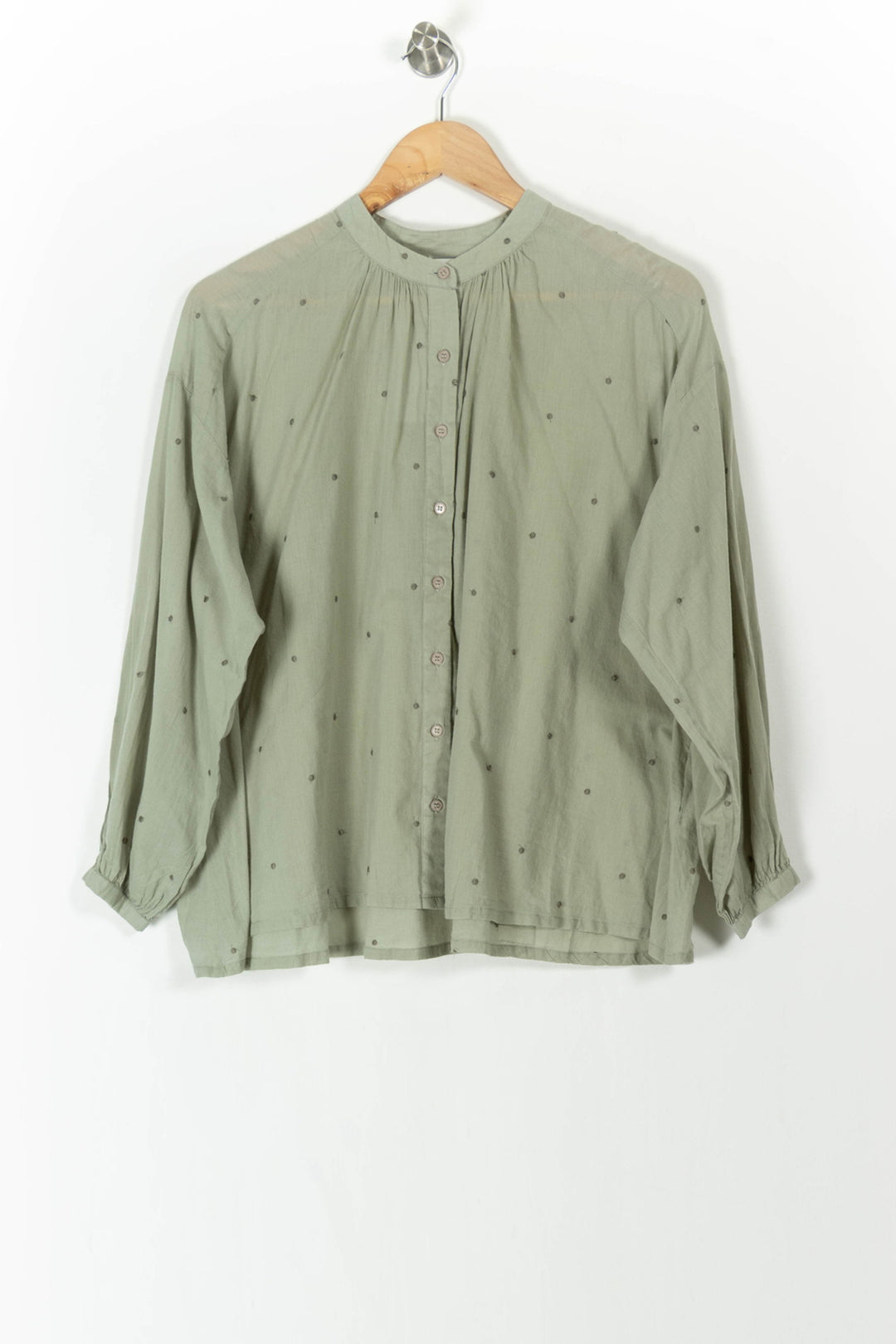 Blouse Verte - Taille XS/34 de la marque Notshy Cashmere | PARAD106031 - Vendu par Paradigme - Image 2