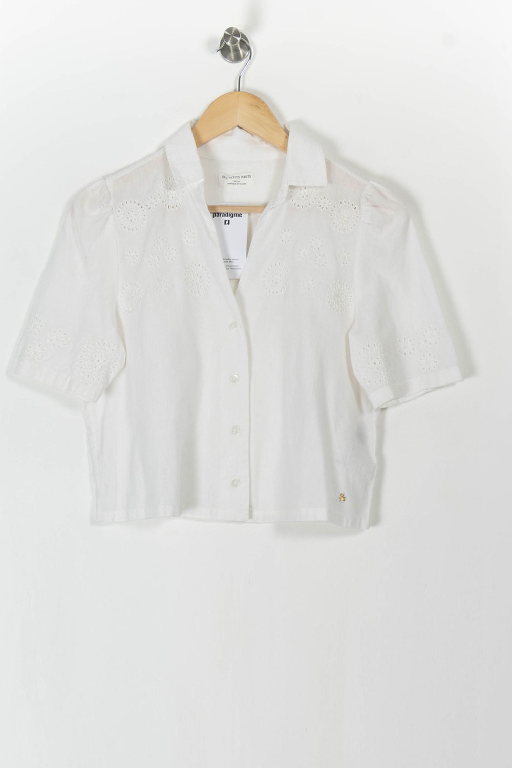 Chemisier Blanc - Taille XS/34 de la marque Des petits hauts | PARAD106033 - Vendu par Paradigme - Image 2