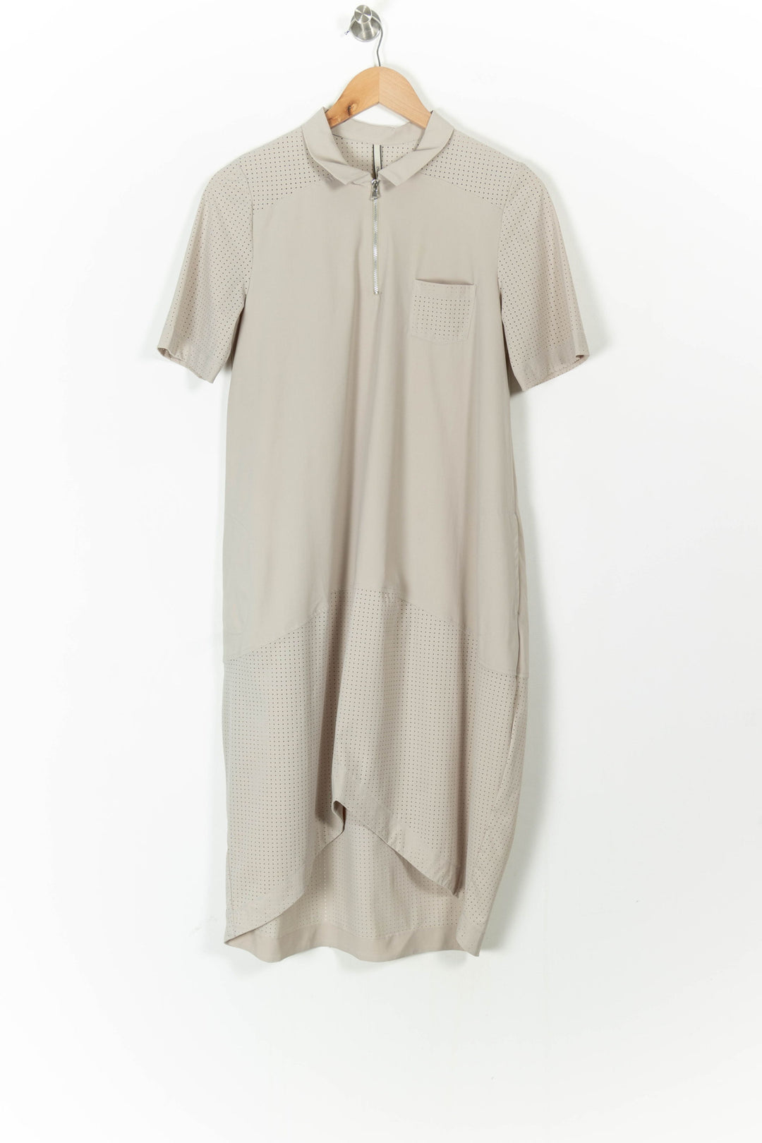 Robe Polo Beige - Taille M/38 de la marque Indies | PARAD106034 - Vendu par Paradigme - Image 2