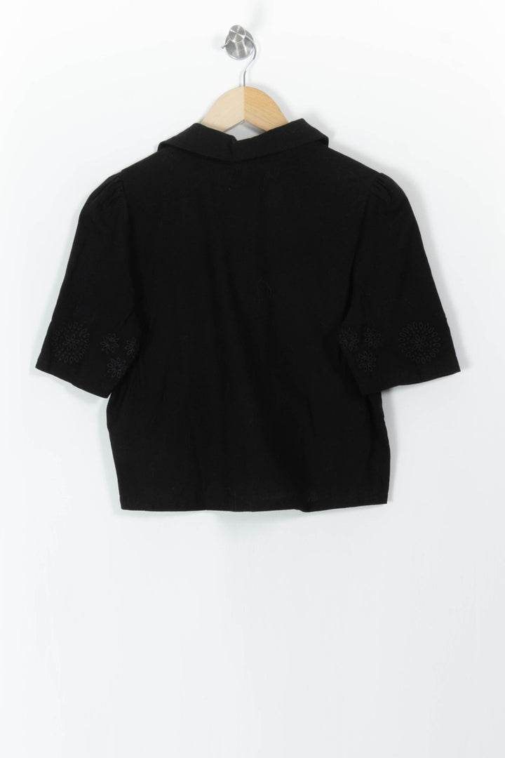 Blouse Noire - Taille XS/34 de la marque Des petits hauts | PARAD106036 - Vendu par Paradigme - Image 4