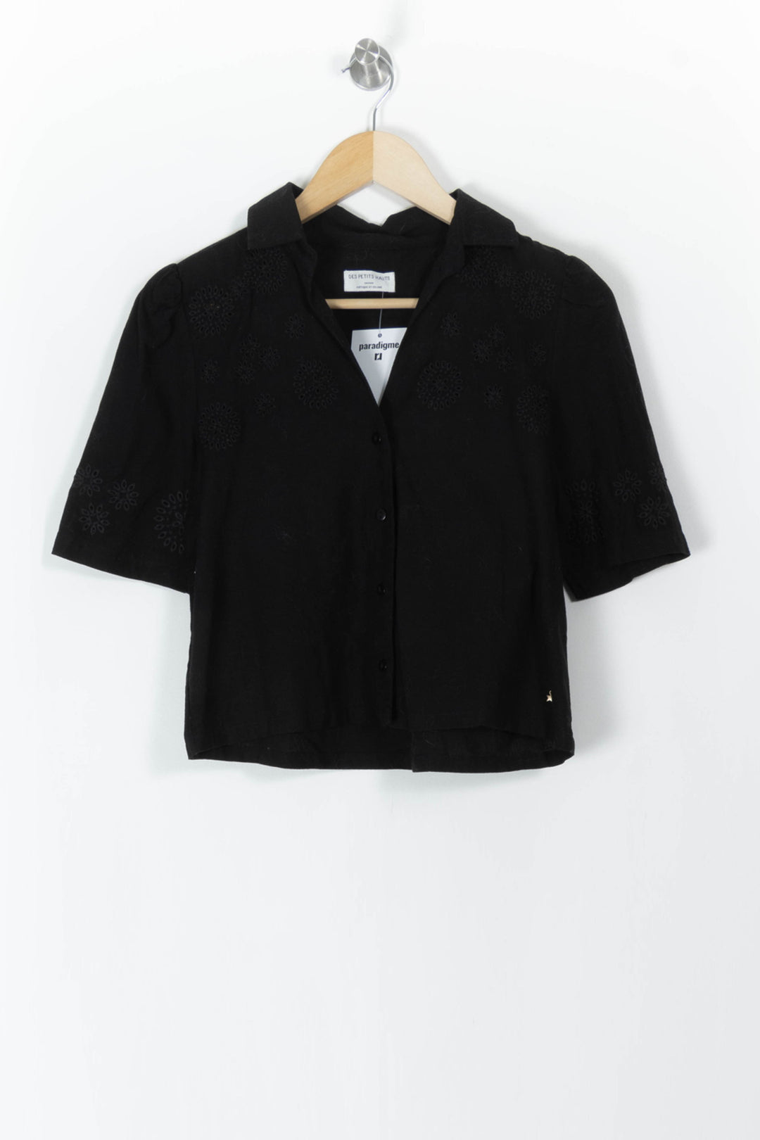 Blouse Noire - Taille XS/34 de la marque Des petits hauts | PARAD106036 - Vendu par Paradigme - Image 2