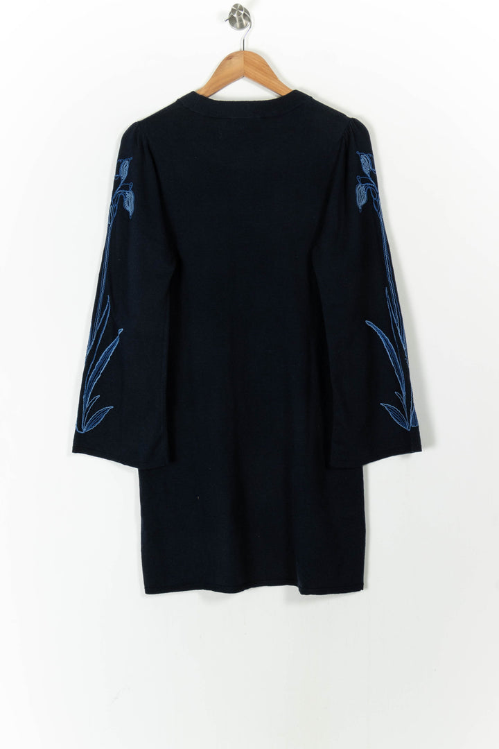 Robe Pull Bleue - Taille S/36 de la marque La Fée Maraboutée | PARAD106042 - Vendu par Paradigme - Image 4