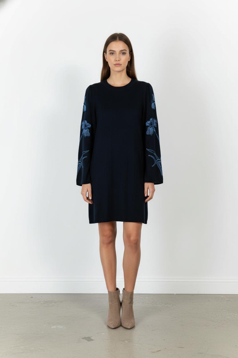 Robe Pull Bleue - Taille S/36 de la marque La Fée Maraboutée | PARAD106042 - Vendu par Paradigme - Image 1