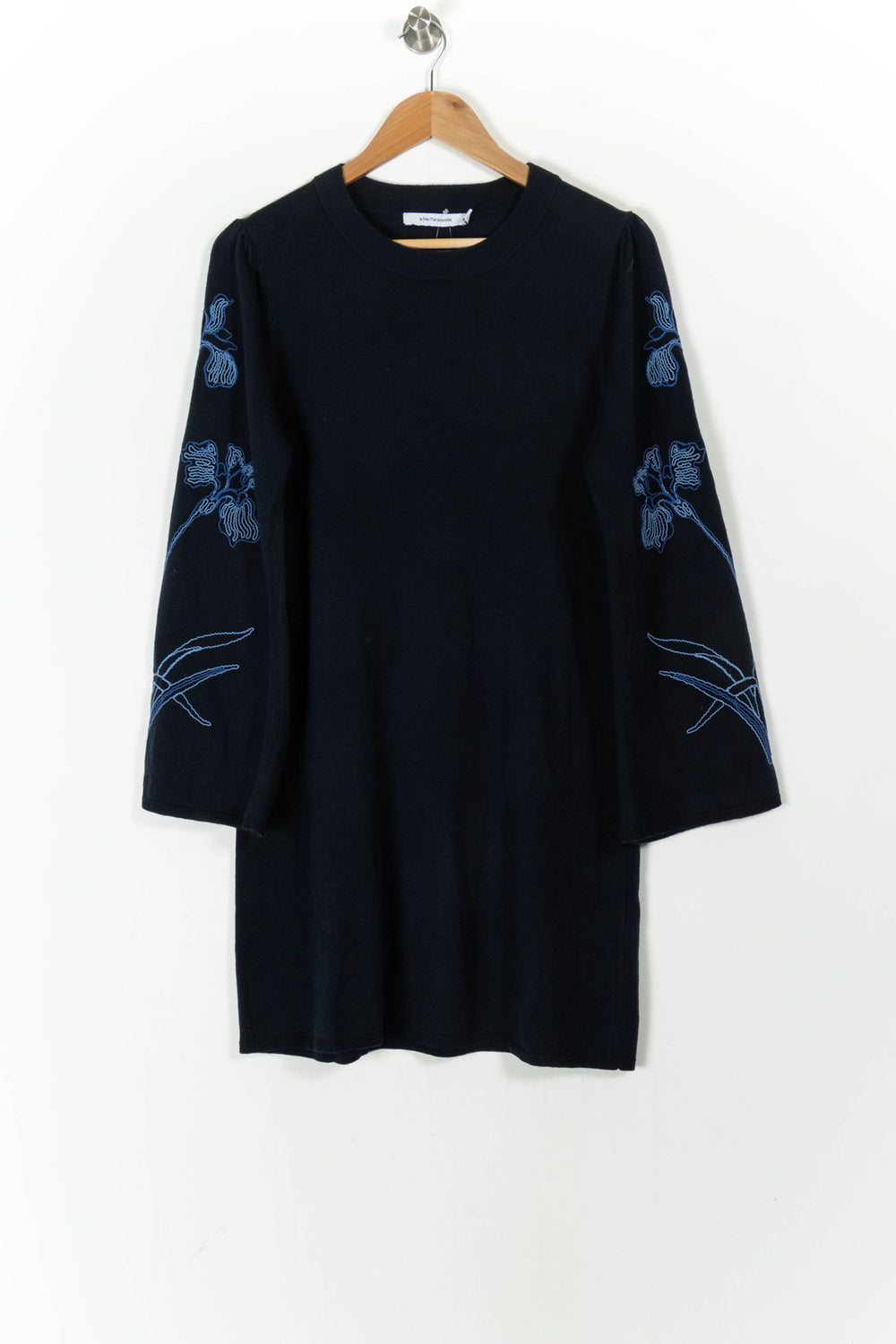 Robe Pull Bleue - Taille S/36 de la marque La Fée Maraboutée | PARAD106042 - Vendu par Paradigme - Image 2