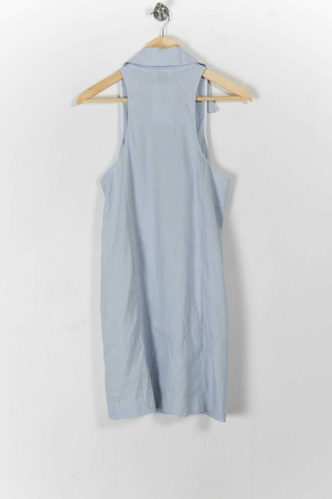 Robe Chemise Bleue - Taille L/40 de la marque Claudie Pierlot | PARAD106043 - Vendu par Paradigme - Image 4