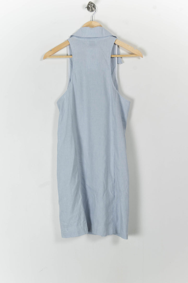 Robe Chemise Bleue - Taille L/40 de la marque Claudie Pierlot | PARAD106043 - Vendu par Paradigme - Image 4
