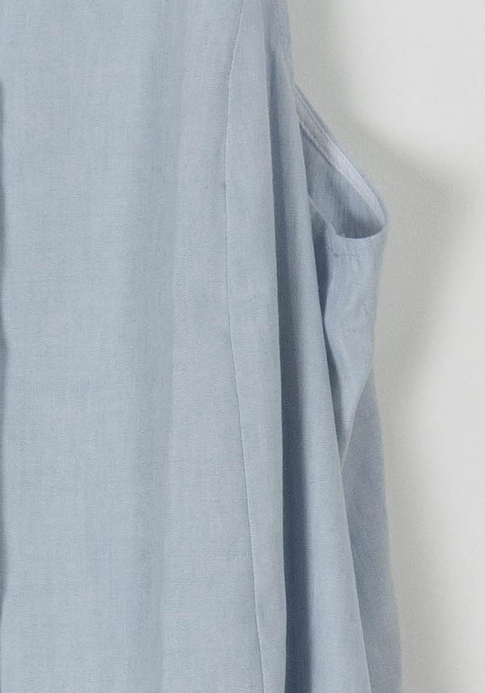 Robe Chemise Bleue - Taille L/40 de la marque Claudie Pierlot | PARAD106043 - Vendu par Paradigme - Image 3