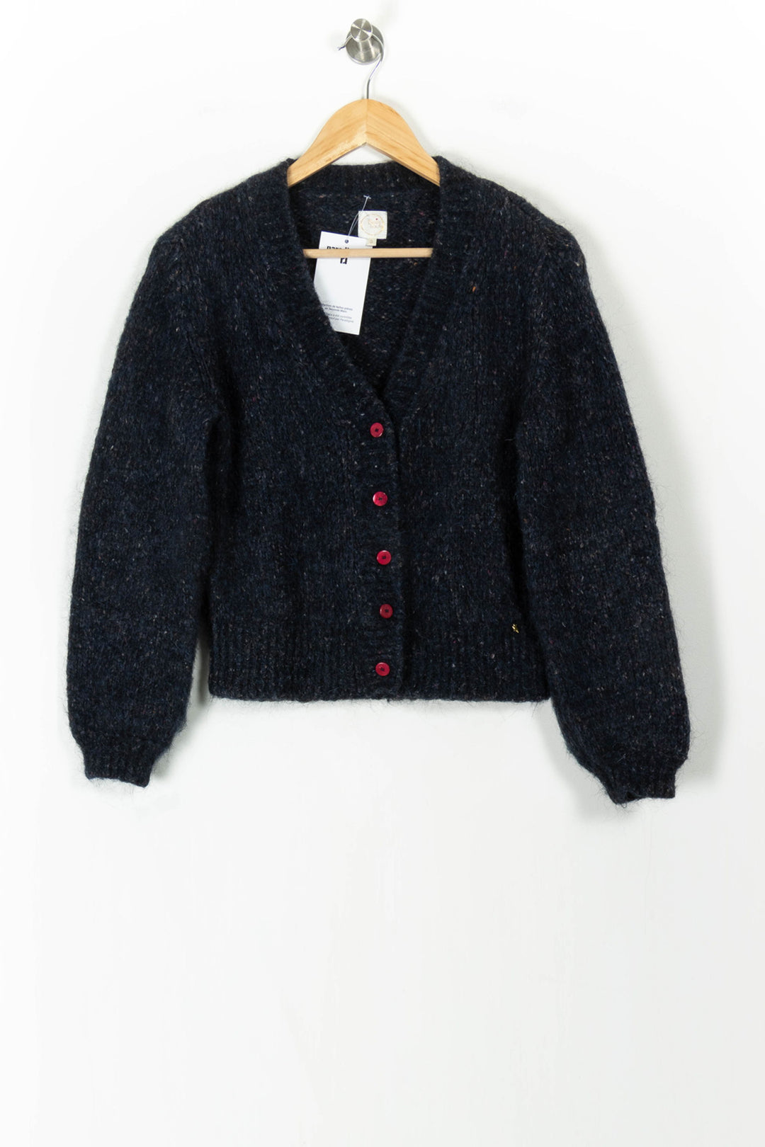 Cardigan Bleu - Taille XS/34 de la marque Des petits hauts | PARAD106045 - Vendu par Paradigme - Image 2