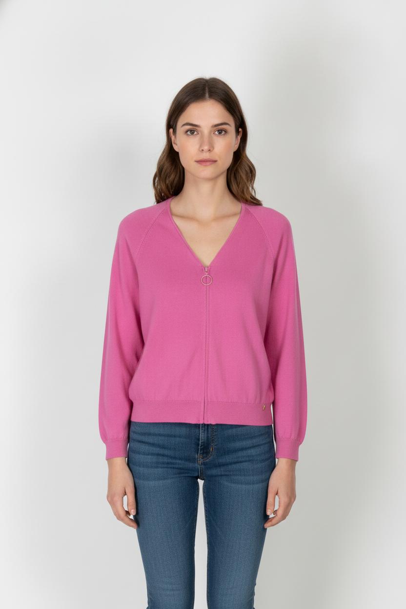 Cardigan Rose - Taille XS/34 de la marque Des petits hauts | PARAD106053 - Vendu par Paradigme - Image 1