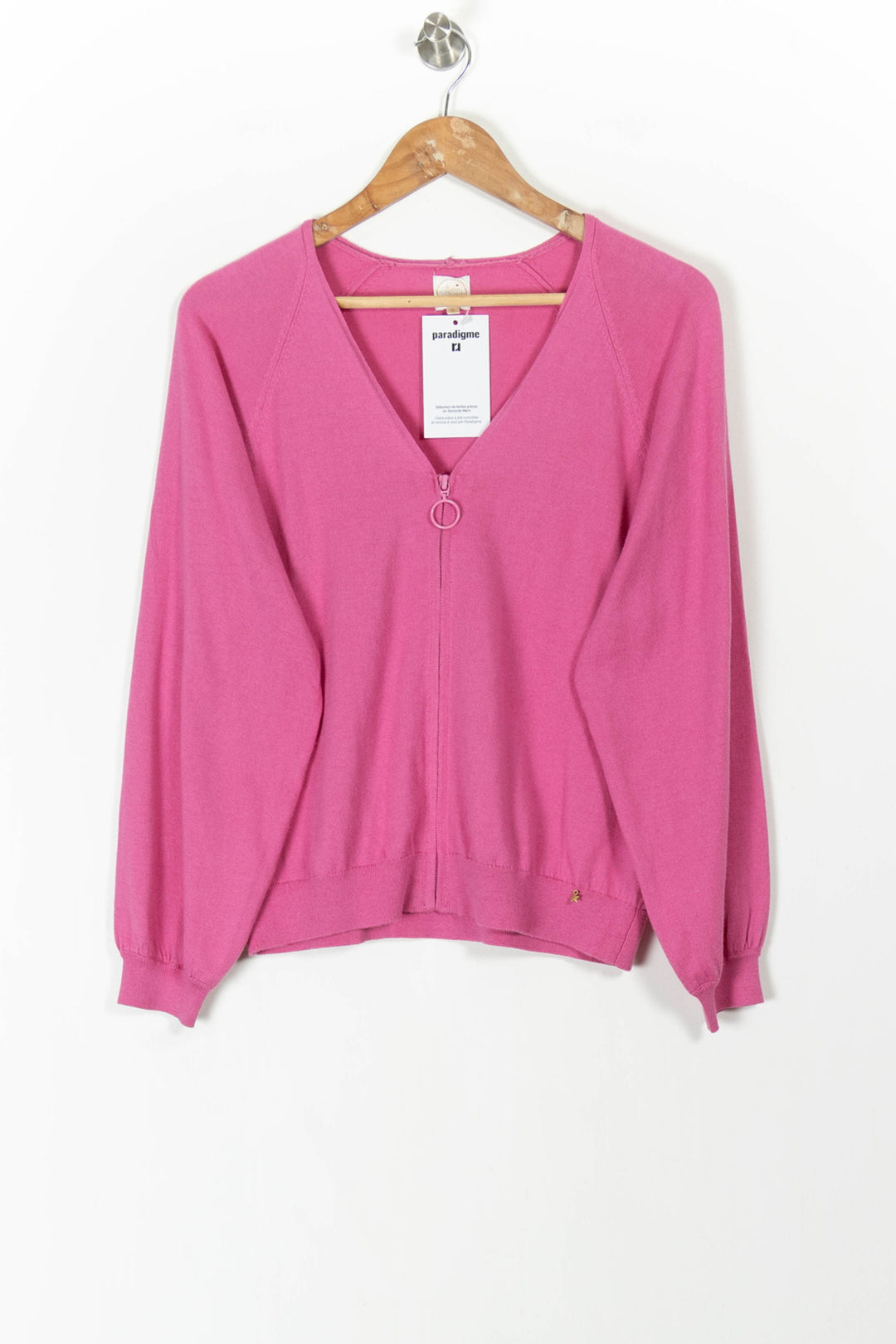 Cardigan Rose - Taille XS/34 de la marque Des petits hauts | PARAD106053 - Vendu par Paradigme - Image 2