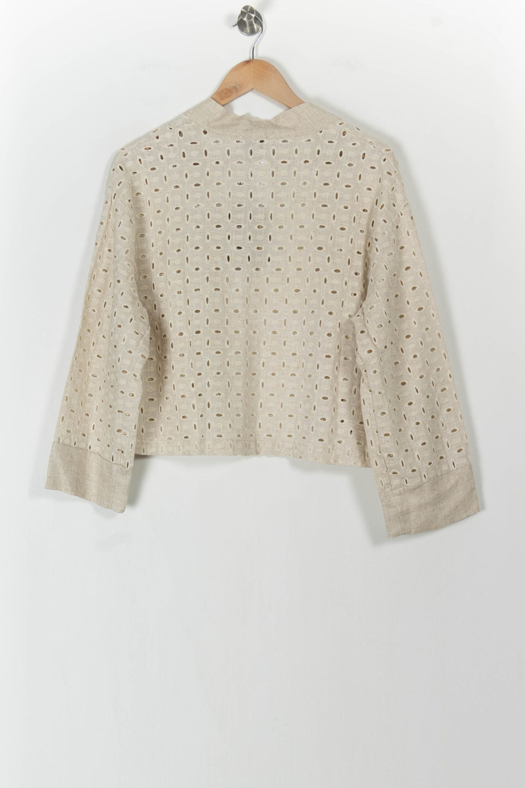 Veste Courte Beige - Taille S/36 de la marque La Fée Maraboutée | PARAD106054 - Vendu par Paradigme - Image 4