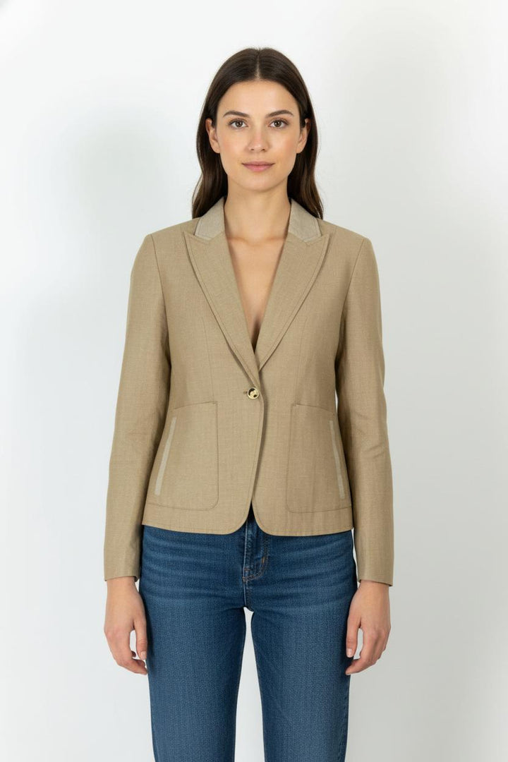 Blazer Beige - Taille M/38 de la marque Kookai | PARAD106055 - Vendu par Paradigme - Image 1