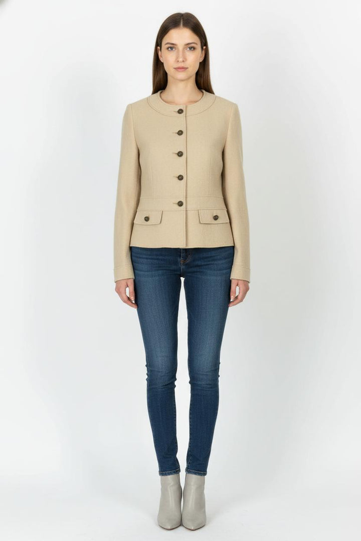 Veste Beige - Taille M/38 de la marque Caroll | PARAD106056 - Vendu par Paradigme - Image 1