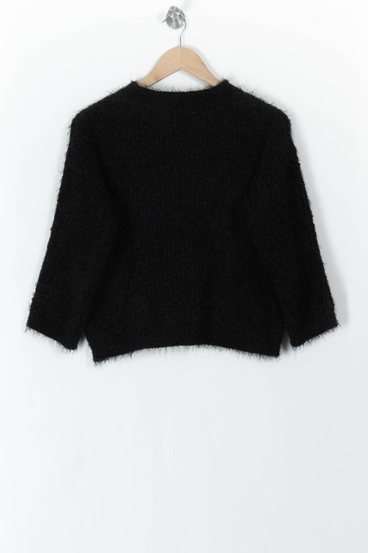 Pull Noir - Taille XS/34 de la marque La Fée Maraboutée | PARAD106057 - Vendu par Paradigme - Image 4