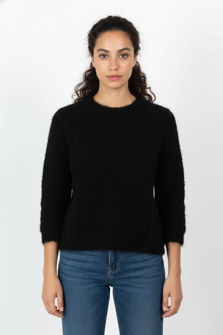 Pull Noir - Taille XS/34 de la marque La Fée Maraboutée | PARAD106057 - Vendu par Paradigme - Image 1