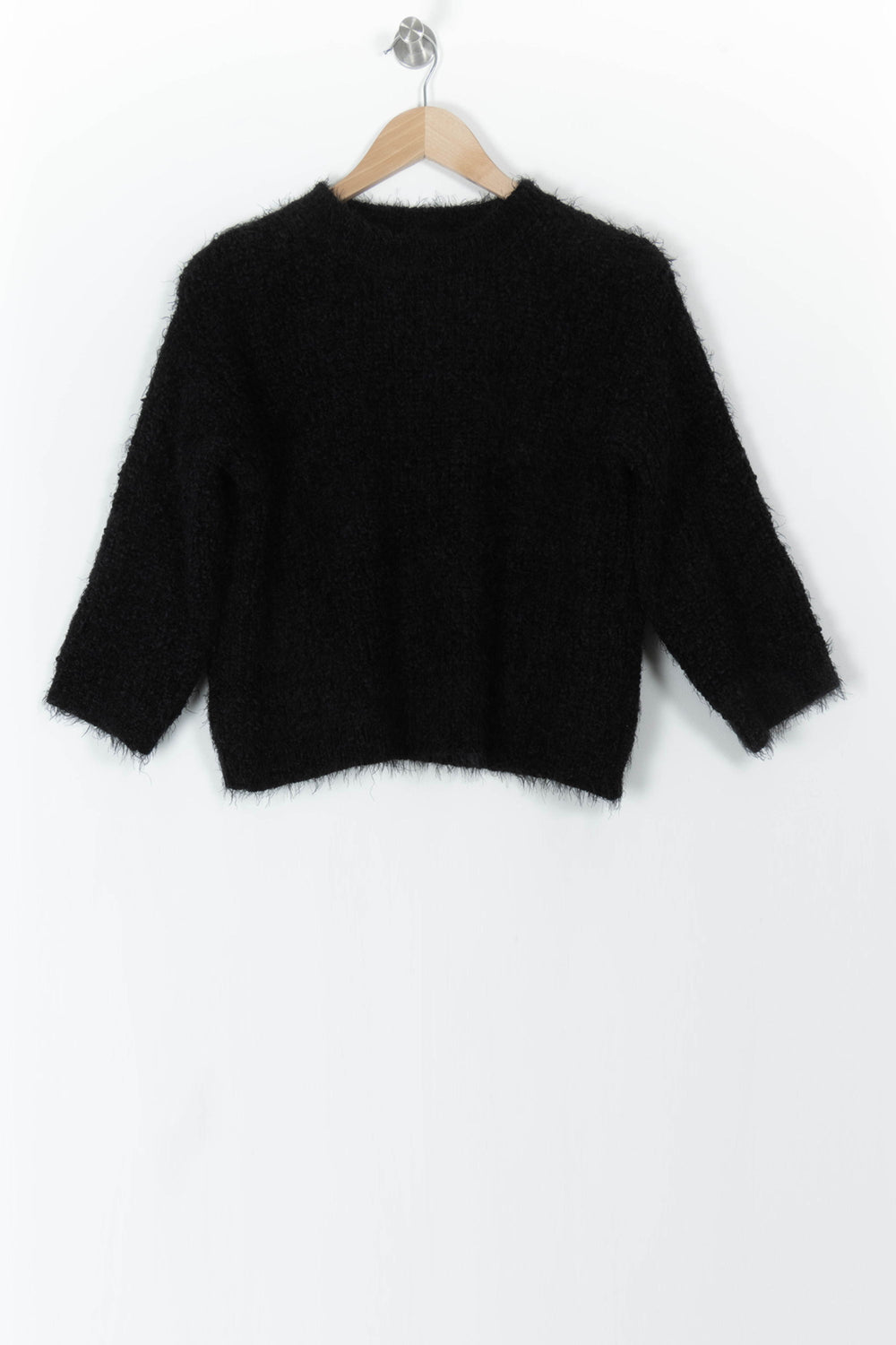 Pull Noir - Taille XS/34 de la marque La Fée Maraboutée | PARAD106057 - Vendu par Paradigme - Image 2