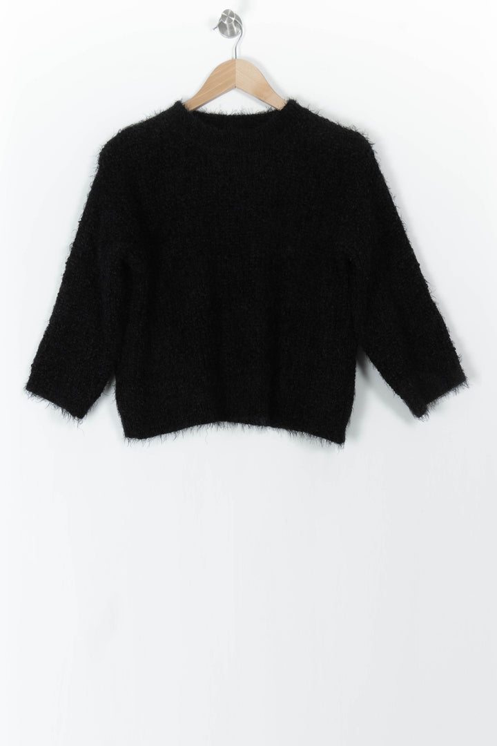 Pull Noir - Taille XS/34 de la marque La Fée Maraboutée | PARAD106057 - Vendu par Paradigme - Image 2