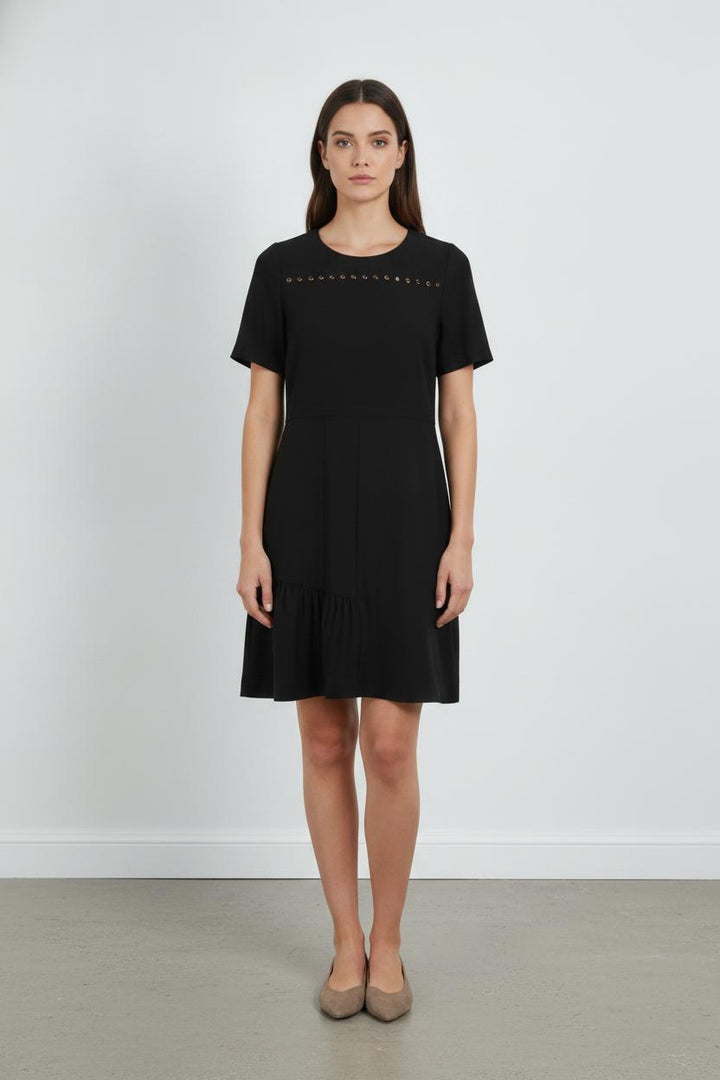 Robe Courte Noire - Taille M/38 de la marque Indies | PARAD106059 - Vendu par Paradigme - Image 1