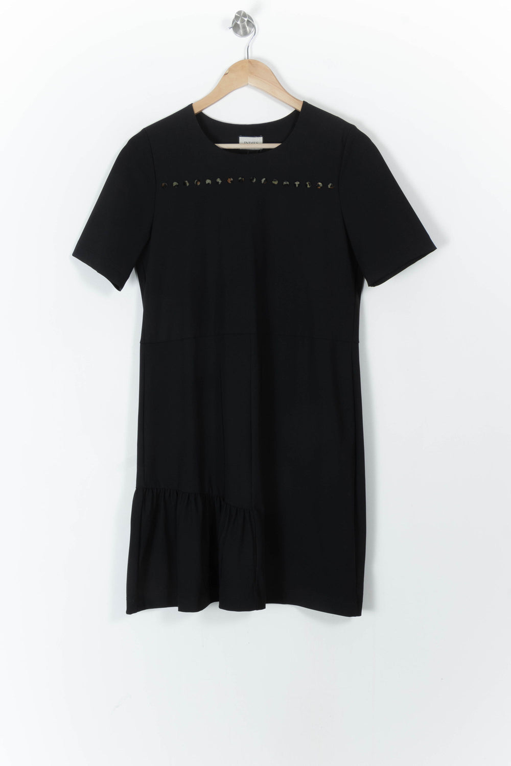 Robe Courte Noire - Taille M/38 de la marque Indies | PARAD106059 - Vendu par Paradigme - Image 2