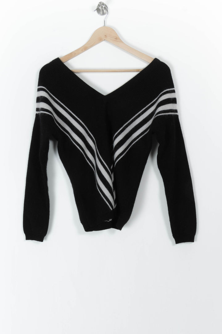Pull Noir et Blanc - Taille XS/34 de la marque Kookai | PARAD106060 - Vendu par Paradigme - Image 4