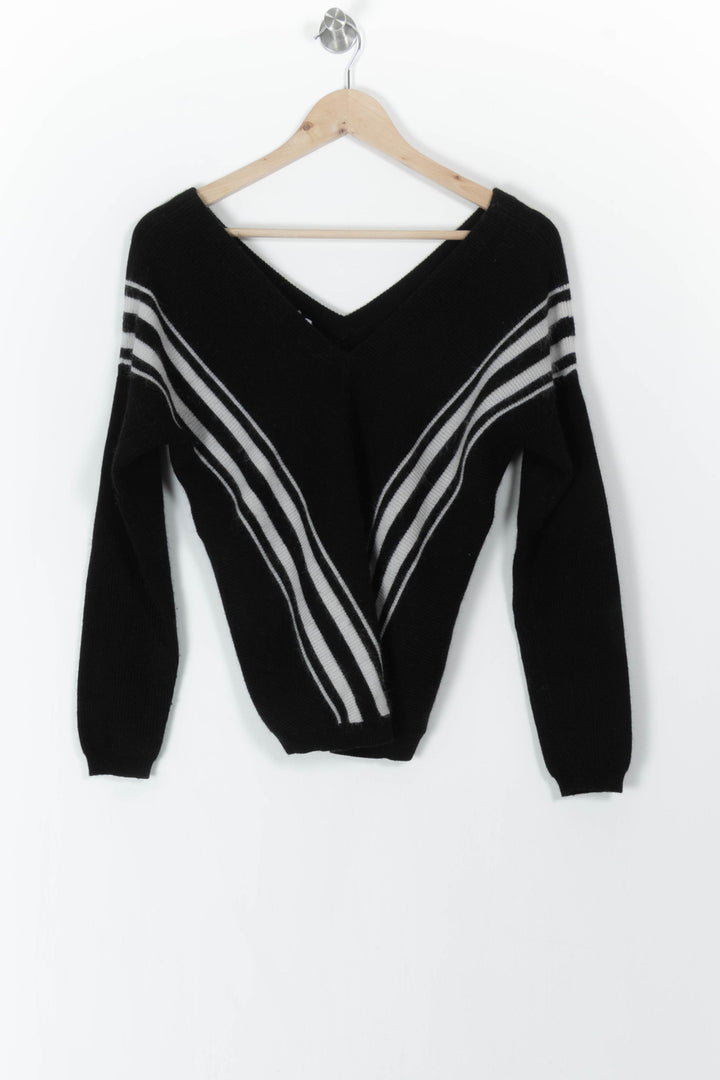 Pull Noir et Blanc - Taille XS/34 de la marque Kookai | PARAD106060 - Vendu par Paradigme - Image 2