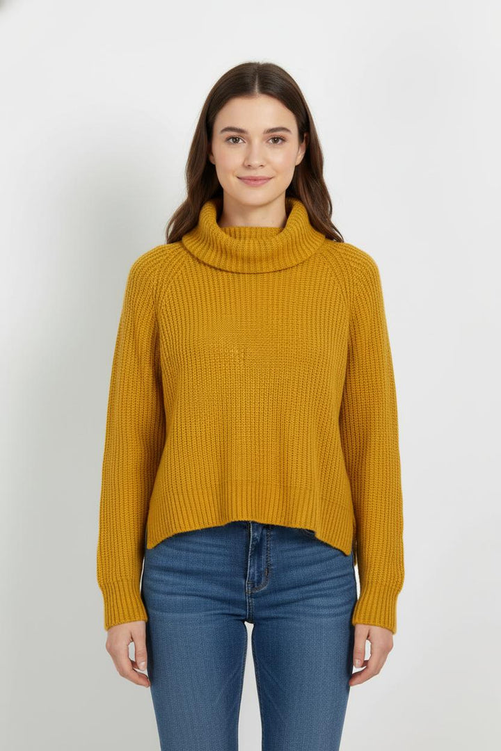 Pull Jaune - Taille S/36 de la marque La Fée Maraboutée | PARAD106062 - Vendu par Paradigme - Image 1