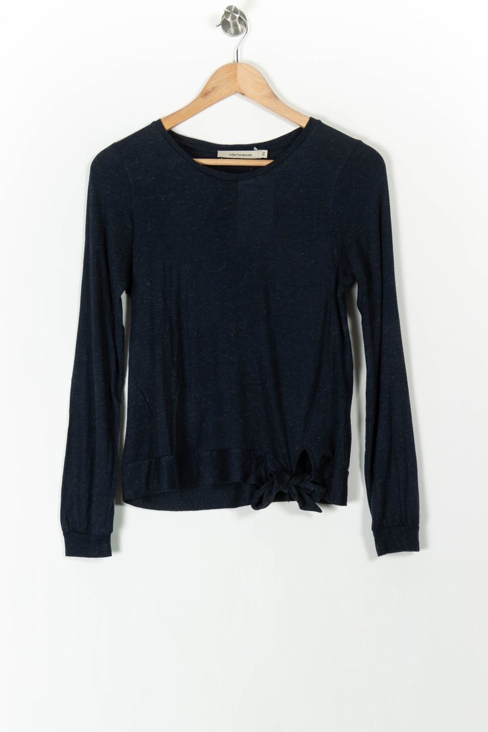 Tee-shirt Manches Longues Bleu - Taille XS/34 de la marque La Fée Maraboutée | PARAD106063 - Vendu par Paradigme - Image 2