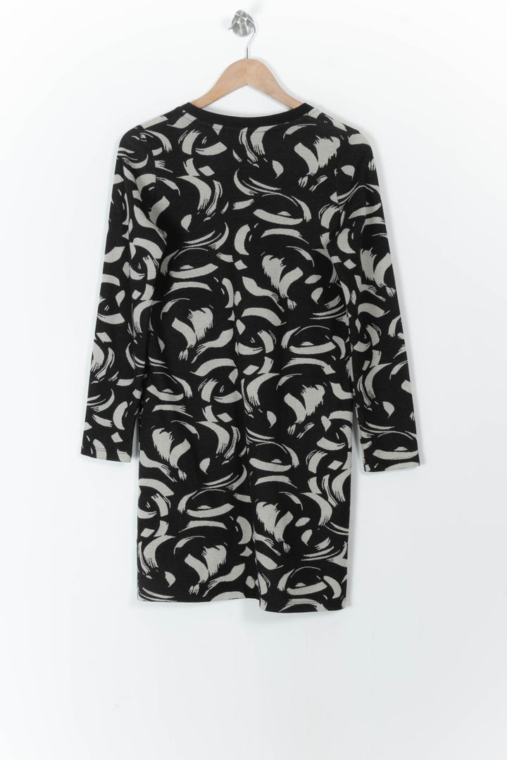 Robe Noire et Blanche - Taille S/36 de la marque La Fée Maraboutée | PARAD106064 - Vendu par Paradigme - Image 4
