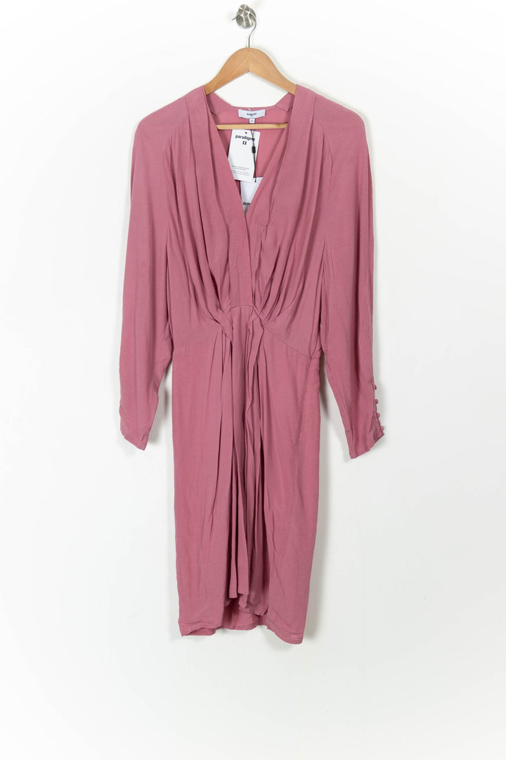 Robe Midi Rose - Taille XS/34 de la marque Suncoo | PARAD106069 - Vendu par Paradigme - Image 2