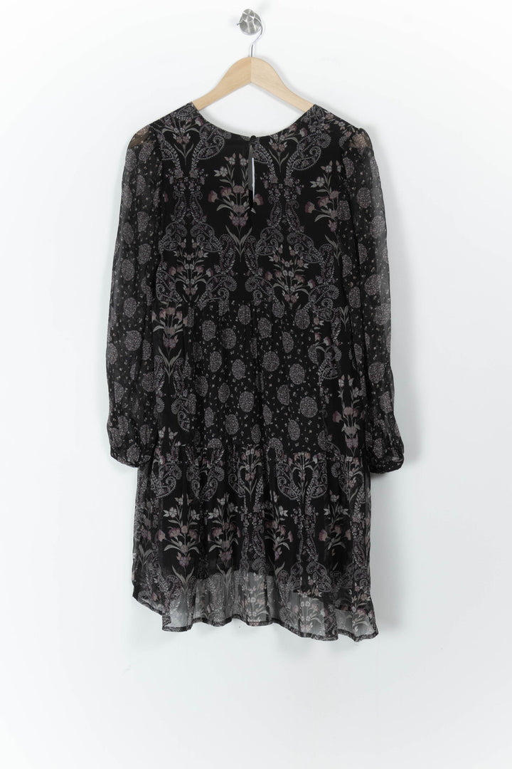 Robe Noire et Grise - Taille S/36 de la marque La Fée Maraboutée | PARAD106075 - Vendu par Paradigme - Image 4