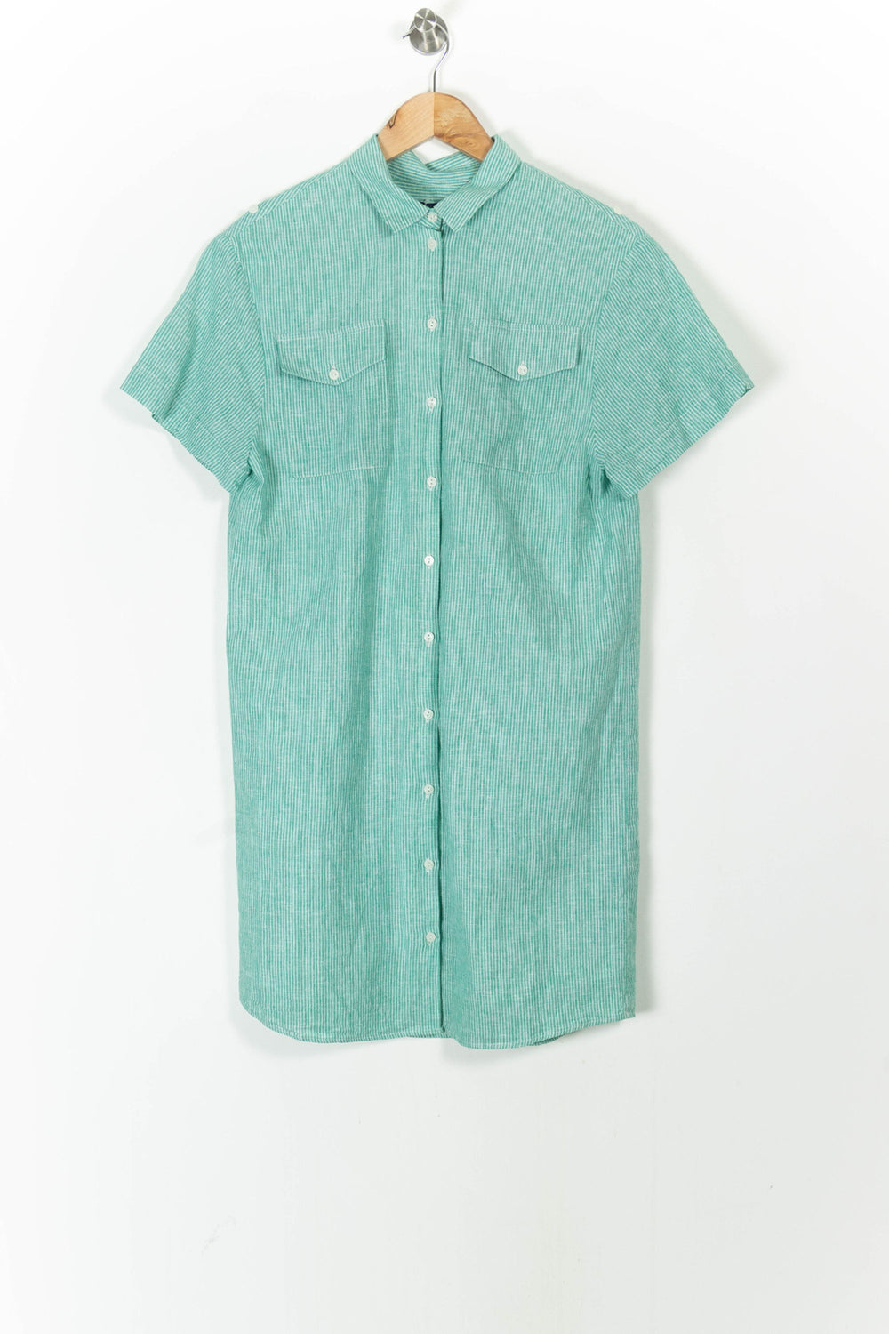 Robe chemise verte - Taille S/36 de la marque One Step | PARAD106077 - Vendu par Paradigme - Image 2
