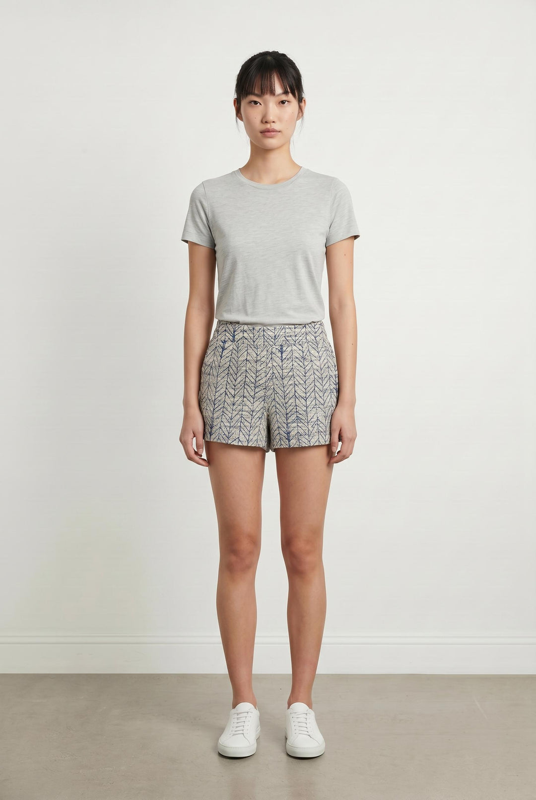 Short Blanc et Bleu - Taille M/38 de la marque Sézane | PARAD106078 - Vendu par Paradigme - Image 1