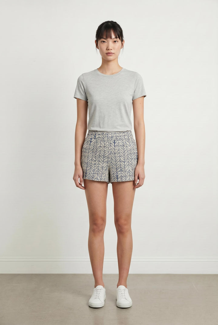 Short Blanc et Bleu - Taille M/38 de la marque Sézane | PARAD106078 - Vendu par Paradigme - Image 1