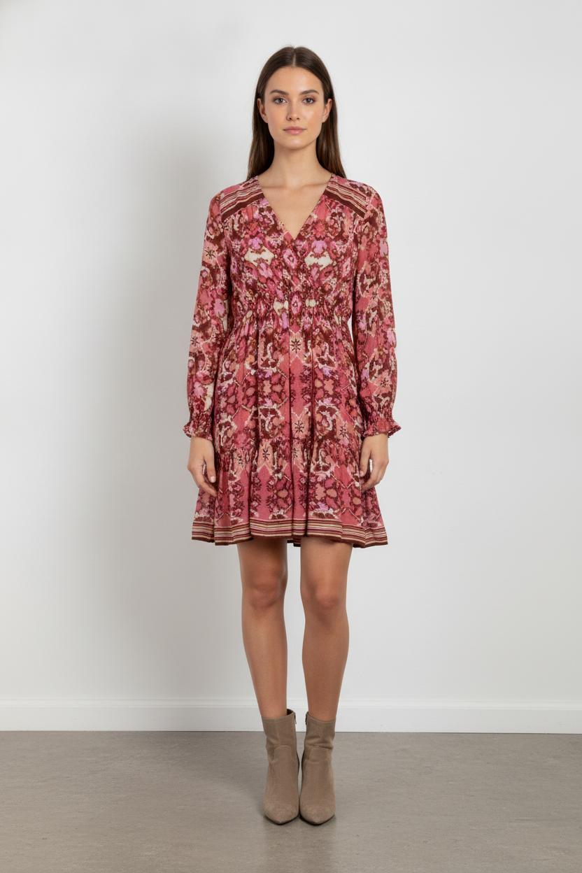 Robe Courte Multicolore - Taille S/36 de la marque Suncoo | PARAD106079 - Vendu par Paradigme - Image 1