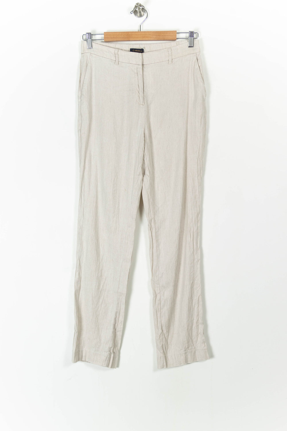 Pantalon Beige - Taille M/38 de la marque Caroll | PARAD106086 - Vendu par Paradigme - Image 2
