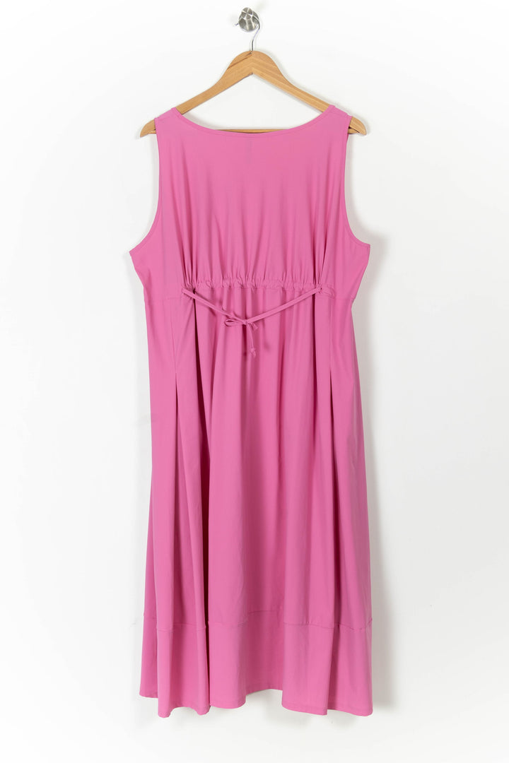 Robe Sans Manches Rose - Taille XXL/44 de la marque Indies | PARAD106089 - Vendu par Paradigme - Image 4