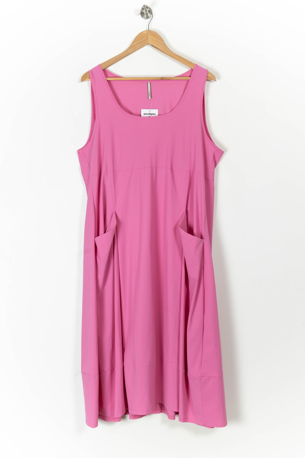 Robe Sans Manches Rose - Taille XXL/44 de la marque Indies | PARAD106089 - Vendu par Paradigme - Image 2