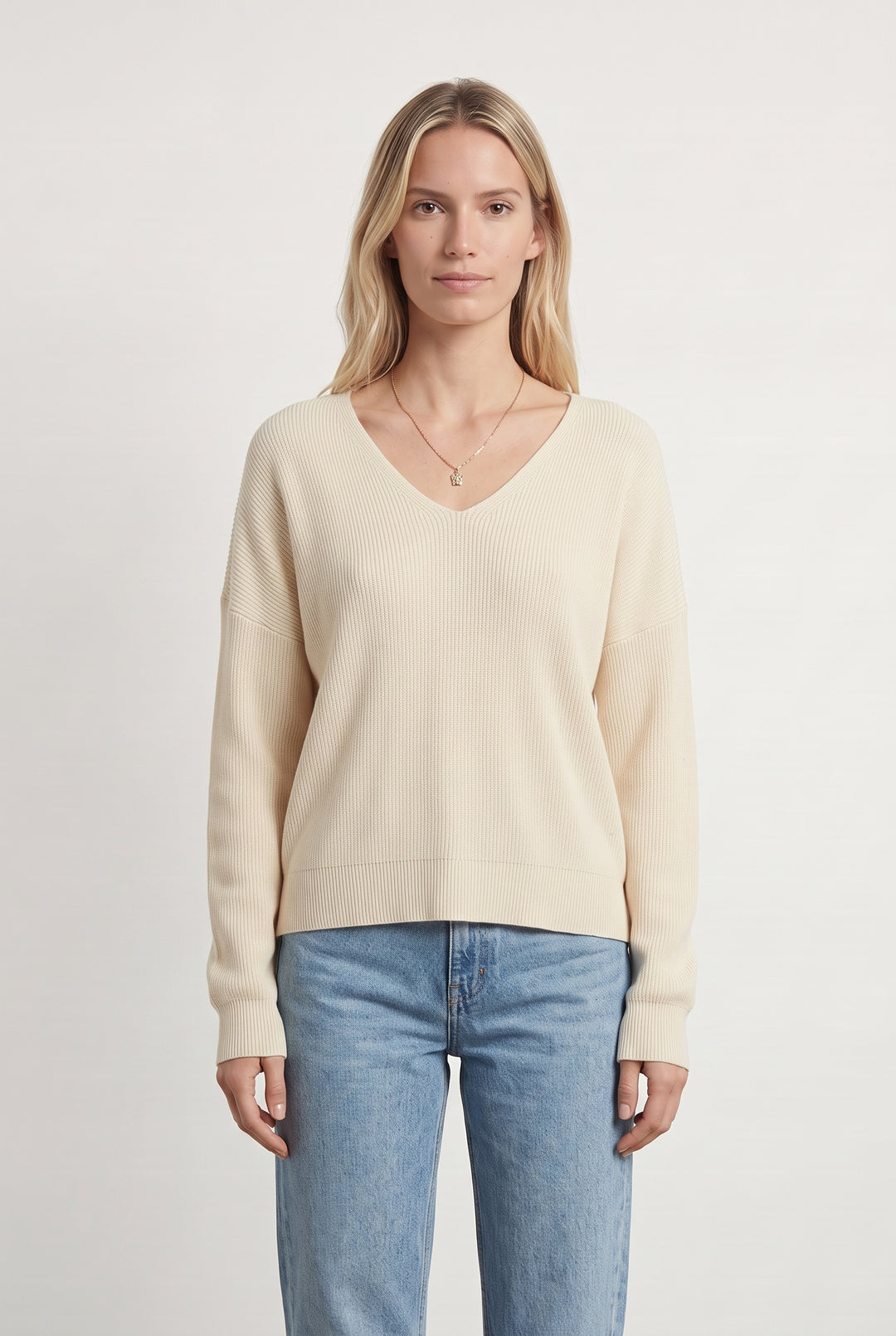 Pull Beige - Taille XS/34 de la marque Sézane | PARAD106090 - Vendu par Paradigme - Image 1