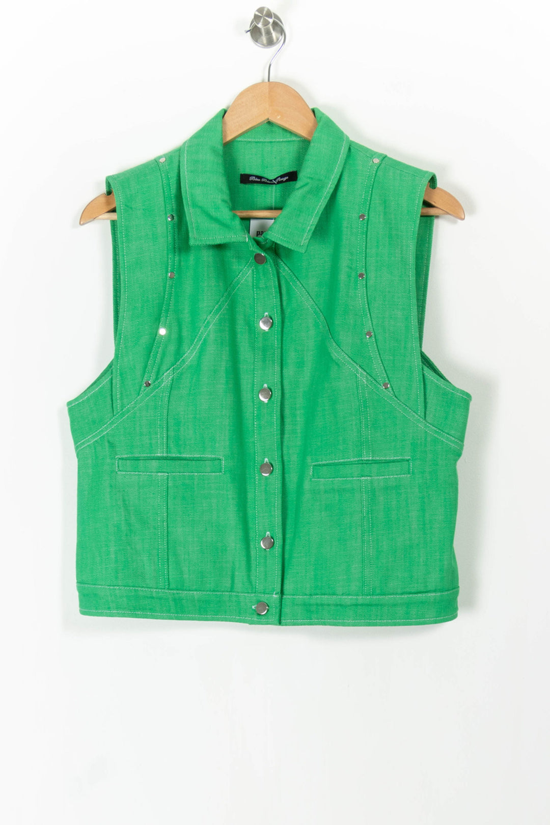 Veste sans Manches Verte - Taille XL/42 de la marque Indies | PARAD106092 - Vendu par Paradigme - Image 2