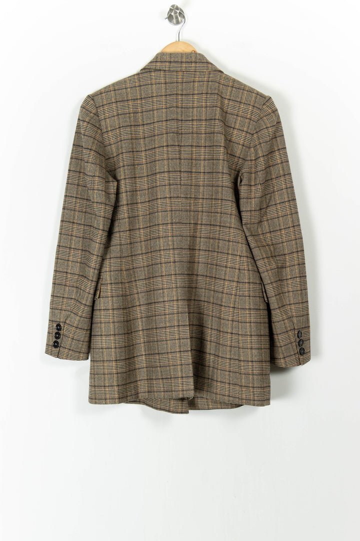 Blazer Beige à Carreaux - Taille M/38 de la marque La Fée Maraboutée | PARAD106094 - Vendu par Paradigme - Image 4