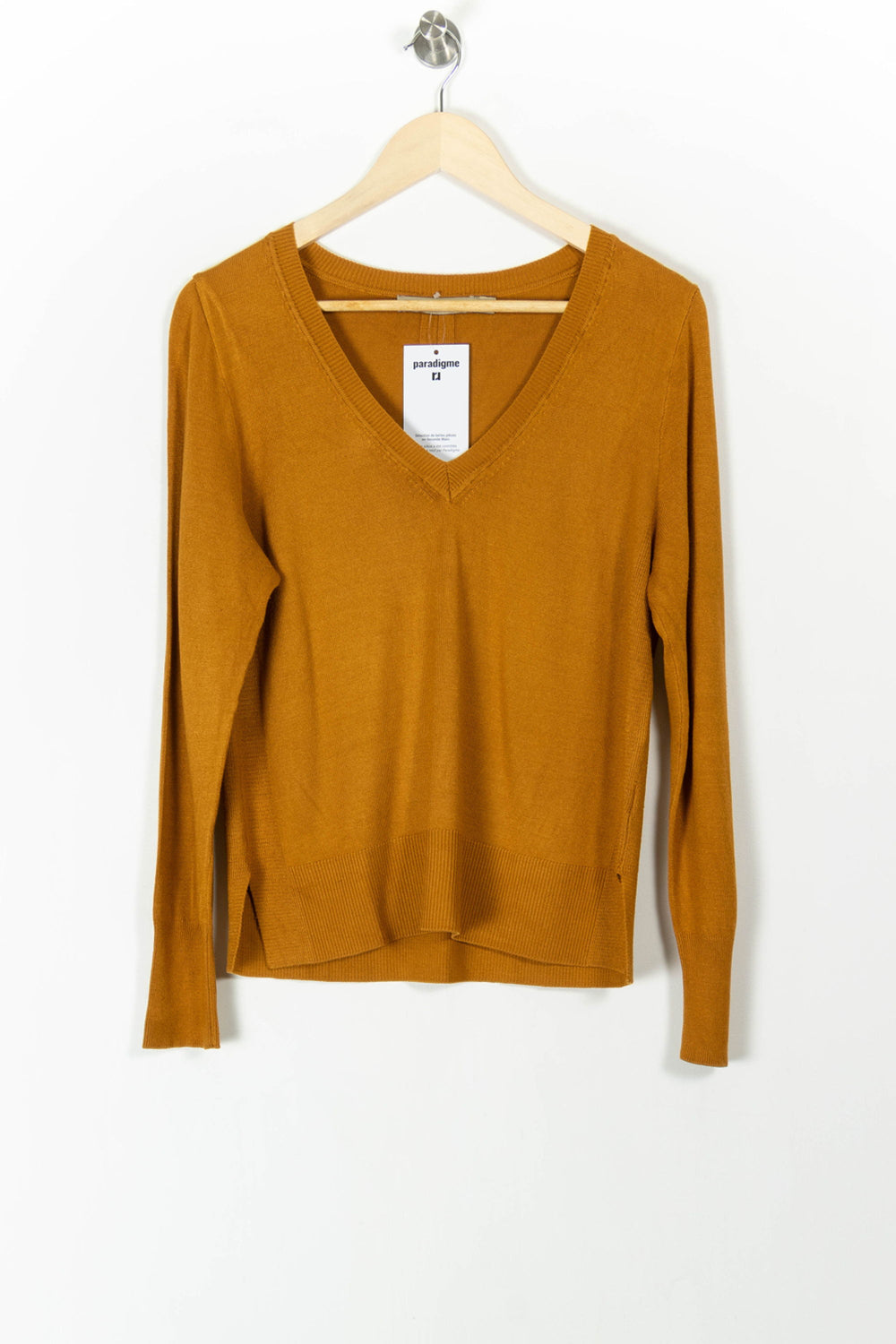 Pull Orange - Taille M/38 de la marque La Fée Maraboutée | PARAD106097 - Vendu par Paradigme - Image 2