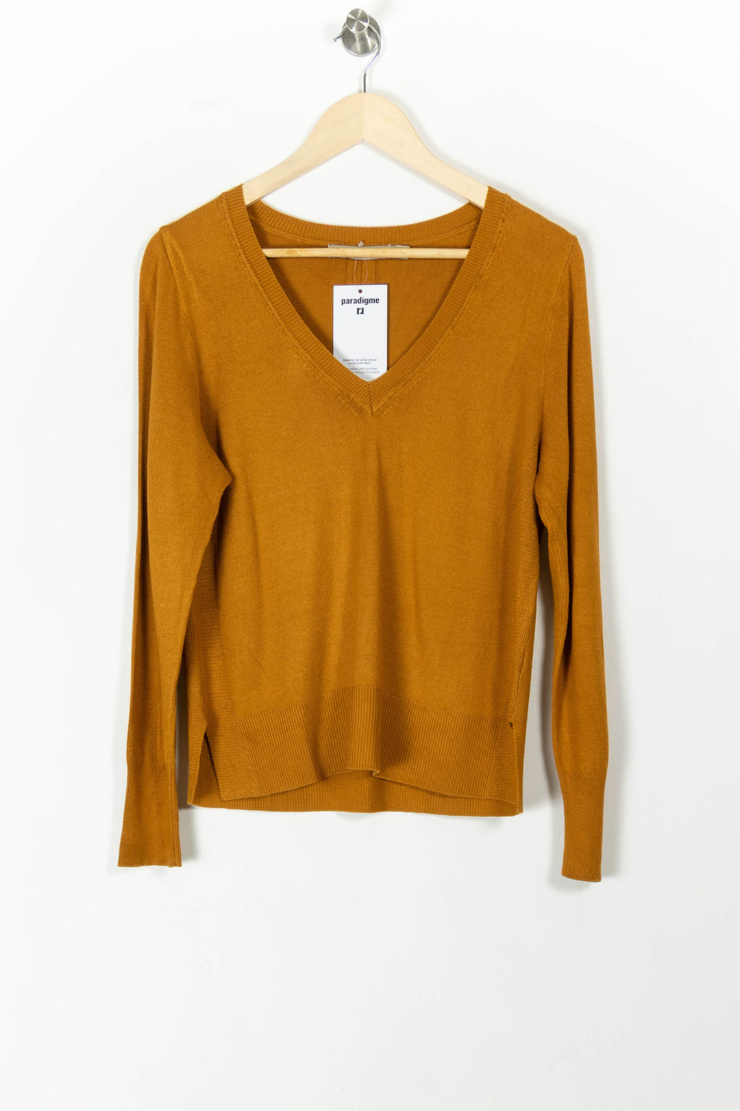 Pull Orange - Taille M/38 de la marque La Fée Maraboutée | PARAD106097 - Vendu par Paradigme - Image 2