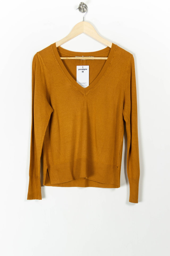 Pull Orange - Taille M/38 de la marque La Fée Maraboutée | PARAD106097 - Vendu par Paradigme - Image 2