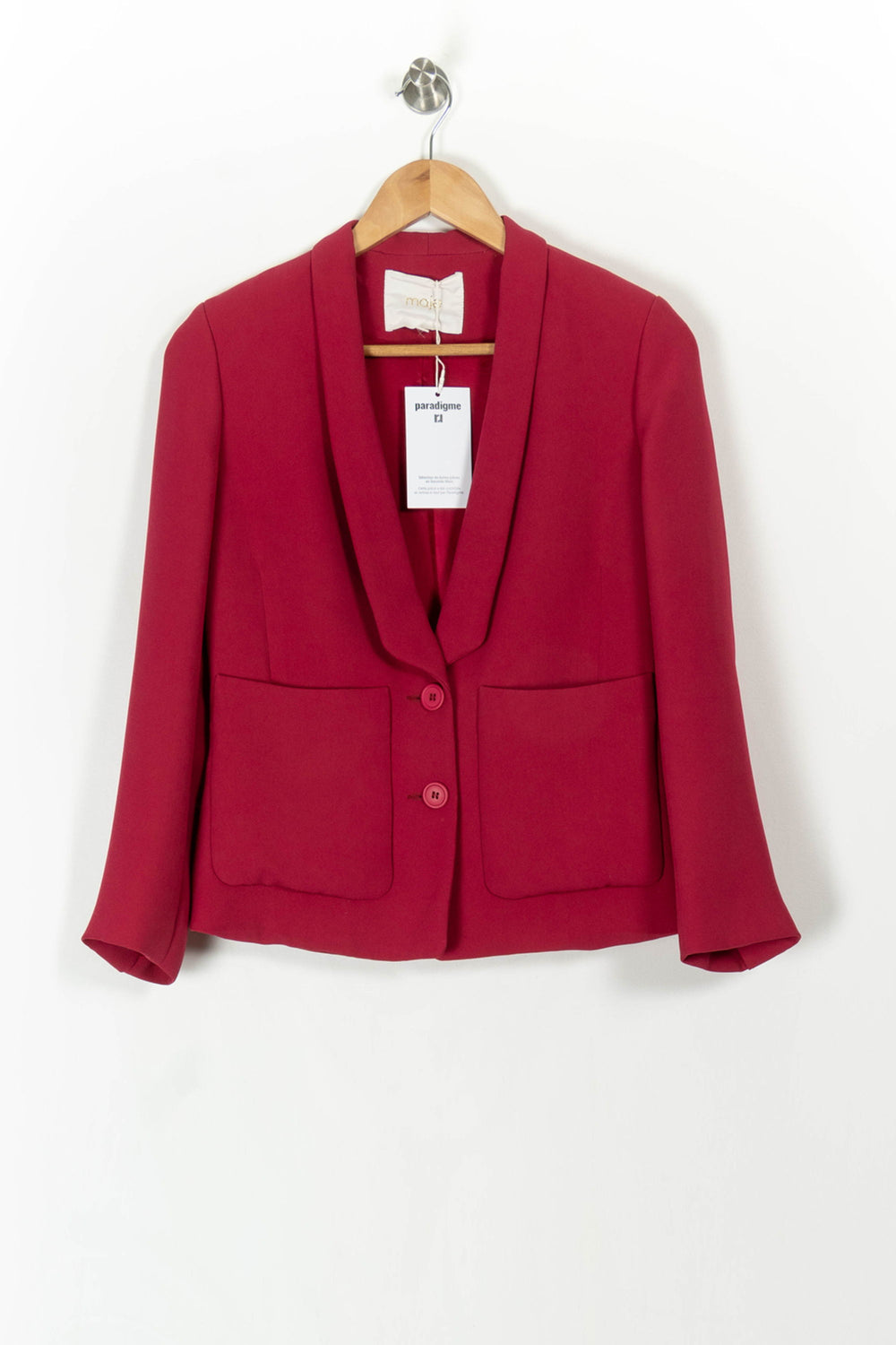 Veste Tailleur Rose - Taille S/36 de la marque Maje | PARAD106108 - Vendu par Paradigme - Image 2
