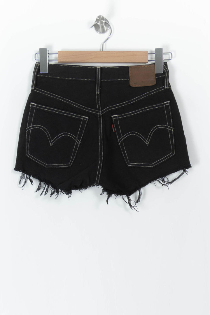 Short en Jean Noir - Taille XS/34 de la marque Levi's | PARAD106114 - Vendu par Paradigme - Image 4