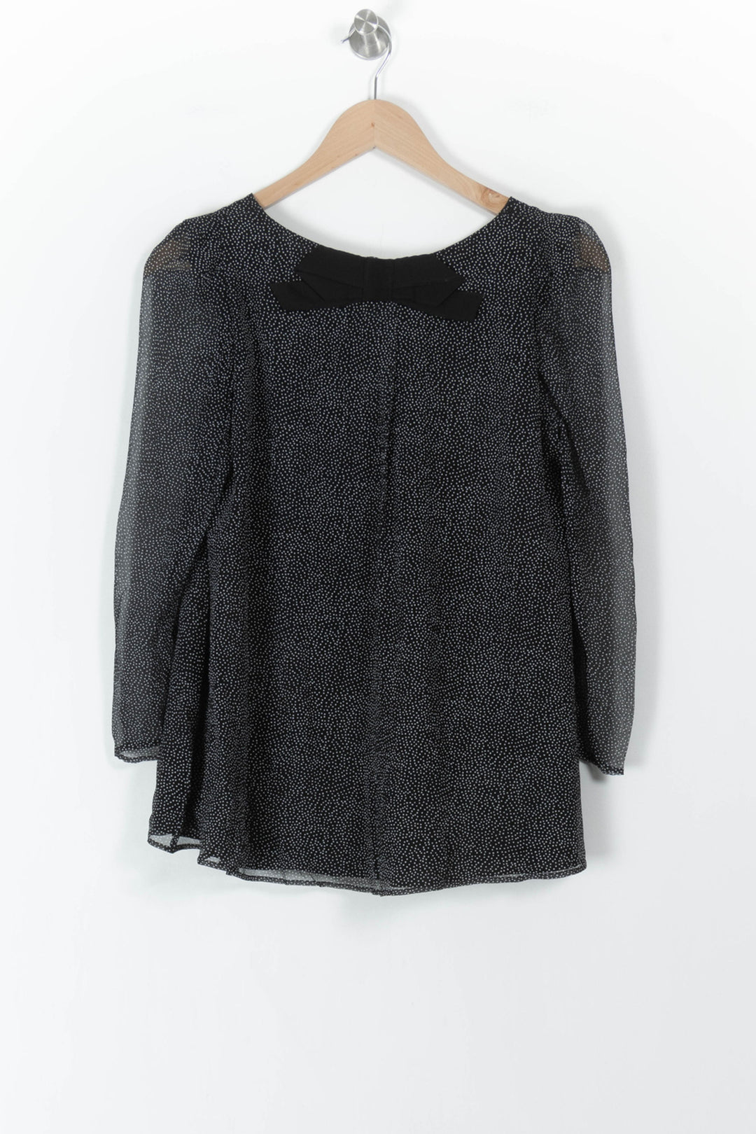 Blouse Noire et Blanche - Taille S/36 de la marque Claudie Pierlot | PARAD106117 - Vendu par Paradigme - Image 4