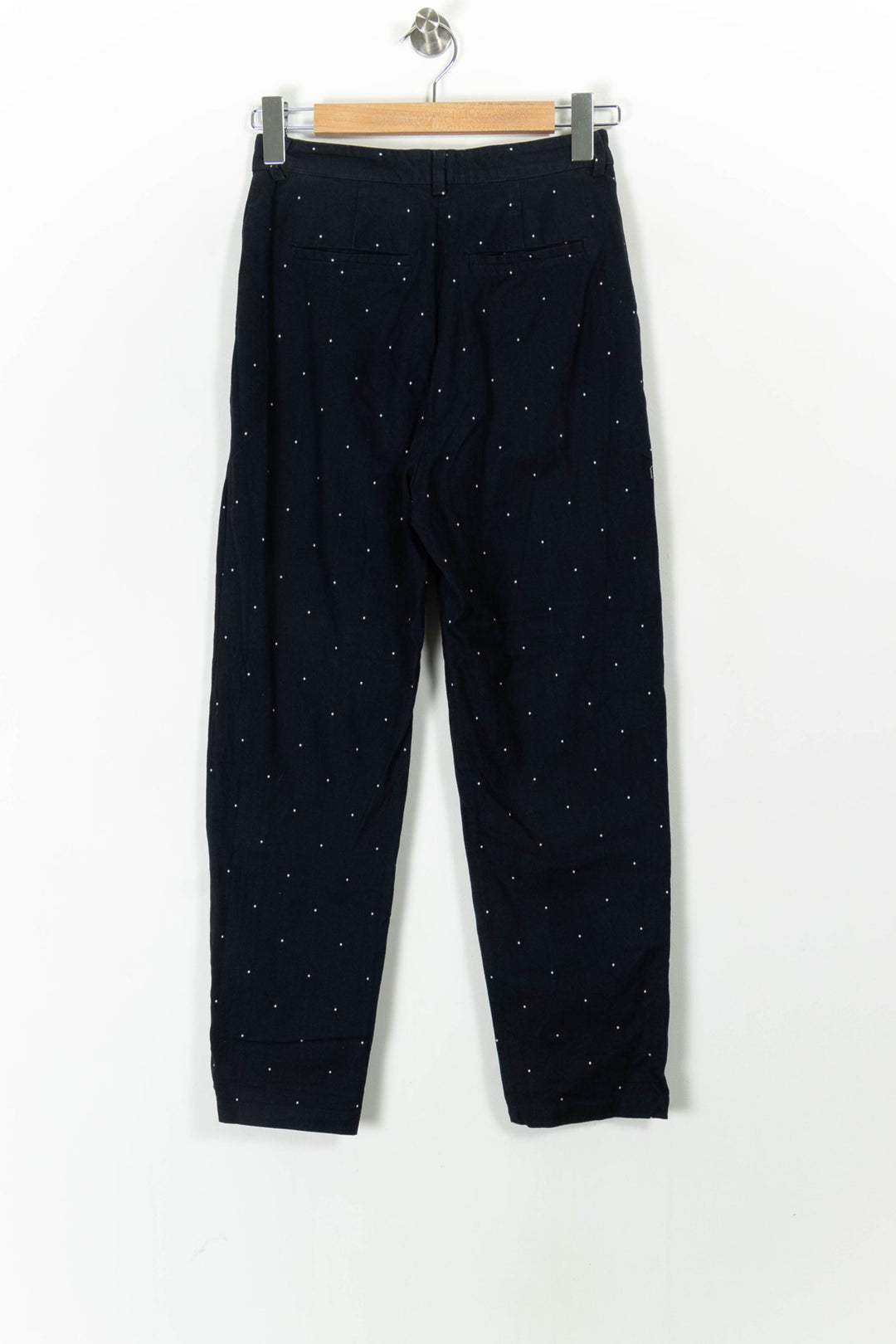 Pantalon Bleu à Pois Blancs - Taille S/36 de la marque Des petits hauts | PARAD106118 - Vendu par Paradigme - Image 4