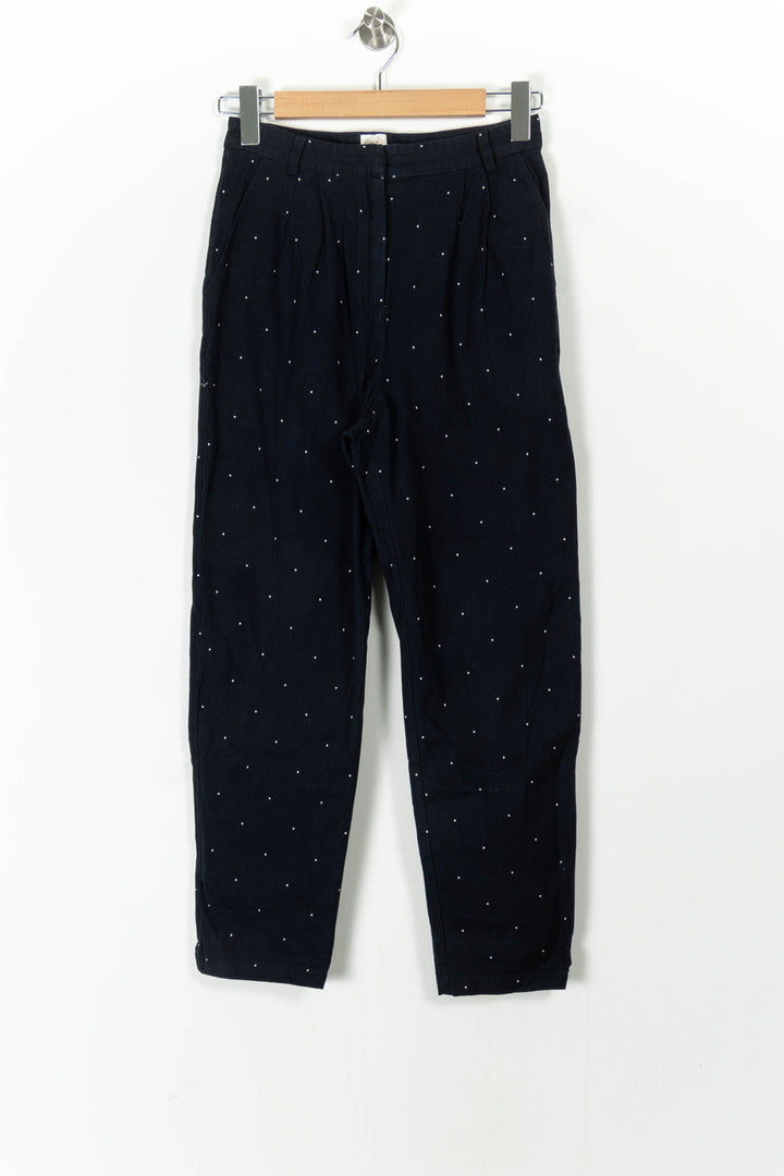 Pantalon Bleu à Pois Blancs - Taille S/36 de la marque Des petits hauts | PARAD106118 - Vendu par Paradigme - Image 2